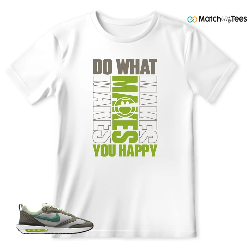 NIKE AIR MAX DAWN OLIVE GREY MALACHITE SNEAKER Matching Tees t-shirt