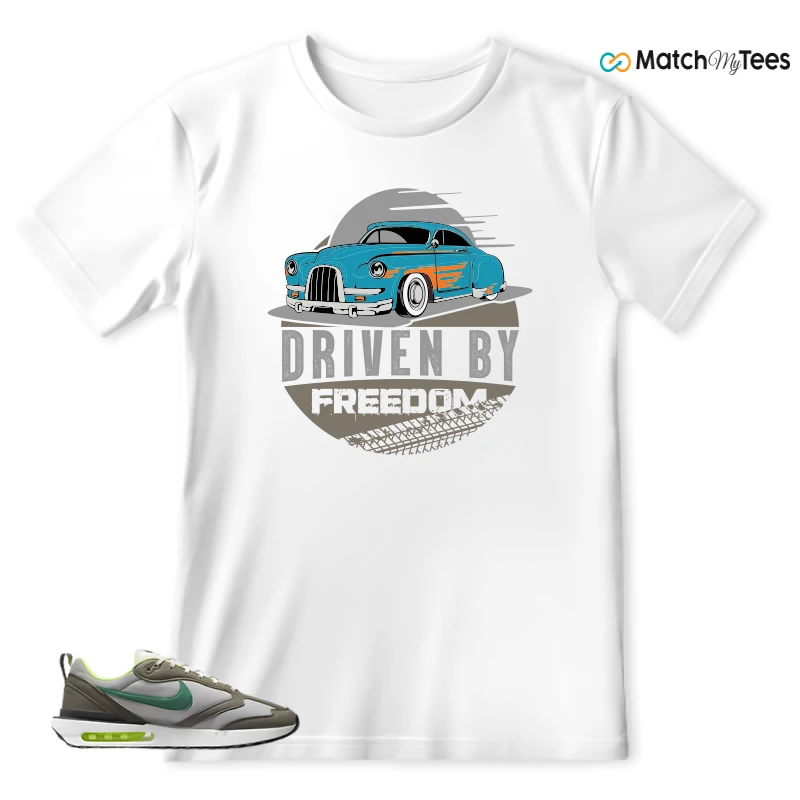 NIKE AIR MAX DAWN OLIVE GREY MALACHITE SNEAKER Matching Tees t-shirt
