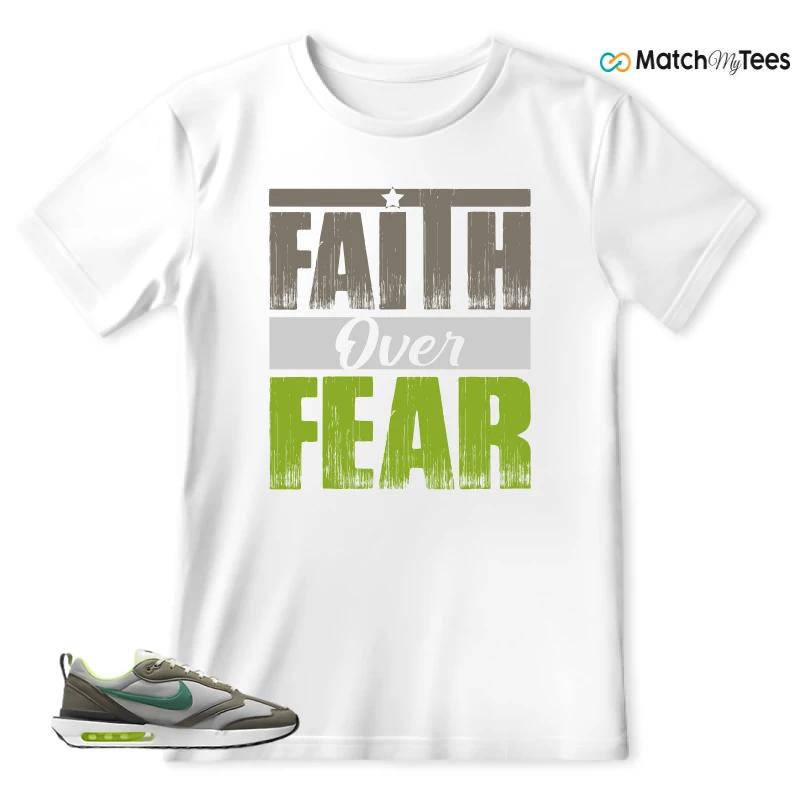 NIKE AIR MAX DAWN OLIVE GREY MALACHITE SNEAKER Matching Tees t-shirt