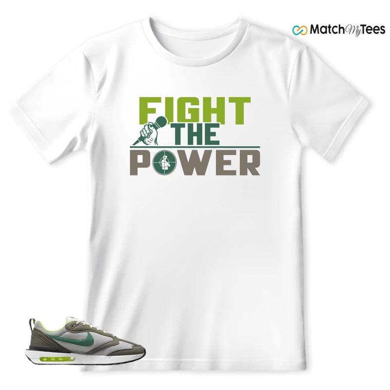 NIKE AIR MAX DAWN OLIVE GREY MALACHITE SNEAKER Matching Tees t-shirt