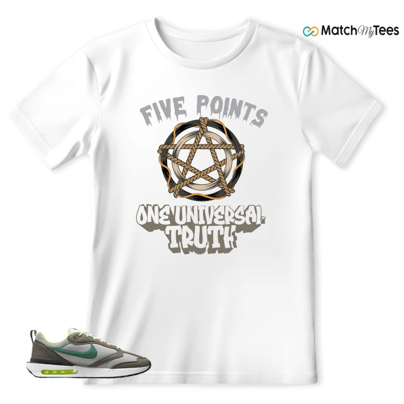 NIKE AIR MAX DAWN OLIVE GREY MALACHITE SNEAKER Matching Tees t-shirt