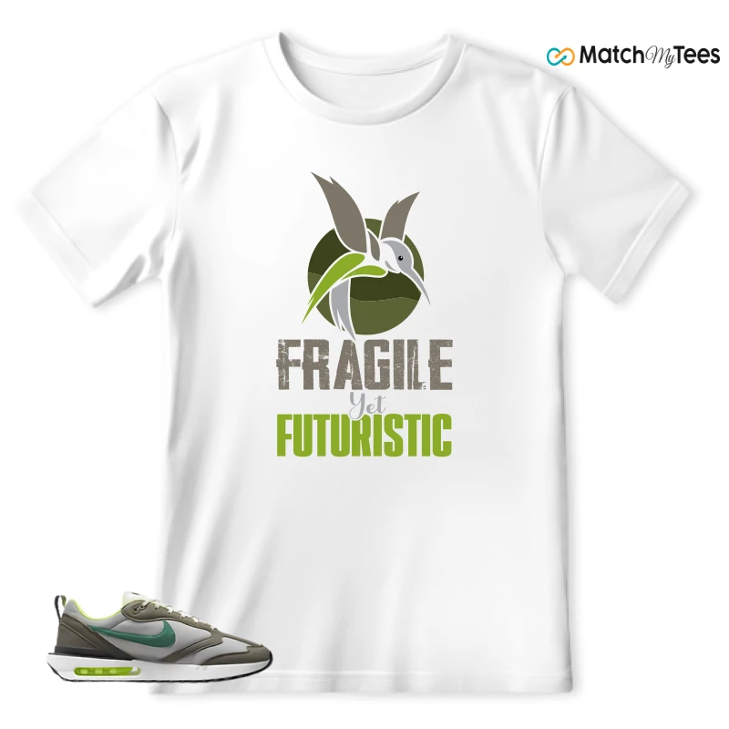 NIKE AIR MAX DAWN OLIVE GREY MALACHITE SNEAKER Matching Tees t-shirt