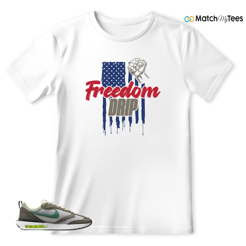 NIKE AIR MAX DAWN OLIVE GREY MALACHITE SNEAKER Matching Tees t-shirt