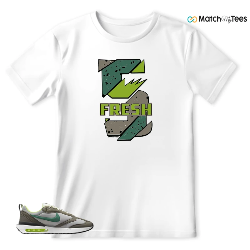 NIKE AIR MAX DAWN OLIVE GREY MALACHITE SNEAKER Matching Tees t-shirt