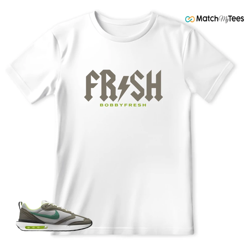 NIKE AIR MAX DAWN OLIVE GREY MALACHITE SNEAKER Matching Tees t-shirt