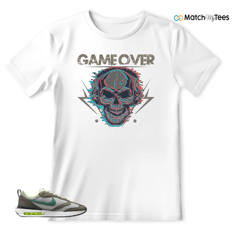 NIKE AIR MAX DAWN OLIVE GREY MALACHITE SNEAKER Matching Tees t-shirt