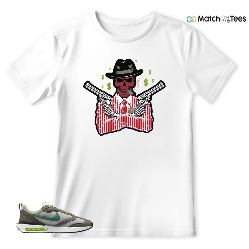 NIKE AIR MAX DAWN OLIVE GREY MALACHITE SNEAKER Matching Tees t-shirt