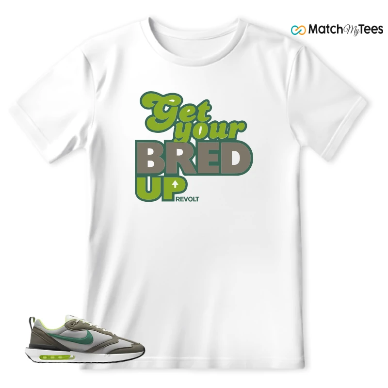 NIKE AIR MAX DAWN OLIVE GREY MALACHITE SNEAKER Matching Tees t-shirt