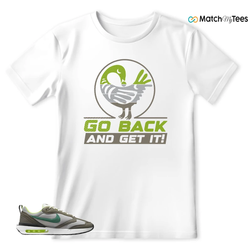 NIKE AIR MAX DAWN OLIVE GREY MALACHITE SNEAKER Matching Tees t-shirt