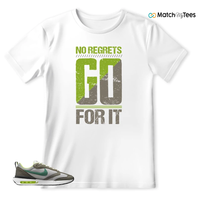 NIKE AIR MAX DAWN OLIVE GREY MALACHITE SNEAKER Matching Tees t-shirt