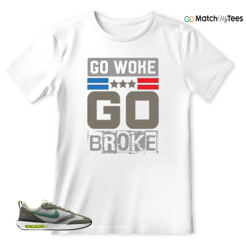 NIKE AIR MAX DAWN OLIVE GREY MALACHITE SNEAKER Matching Tees t-shirt