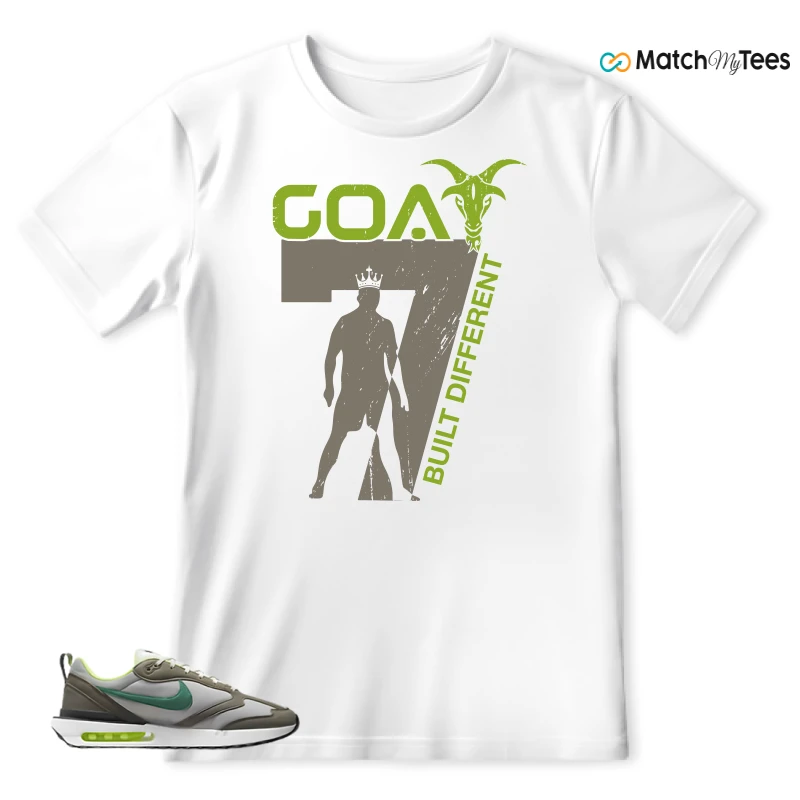 NIKE AIR MAX DAWN OLIVE GREY MALACHITE SNEAKER Matching Tees t-shirt