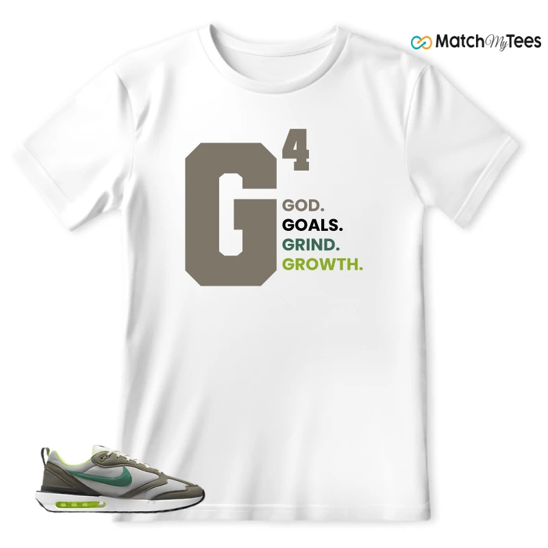 NIKE AIR MAX DAWN OLIVE GREY MALACHITE SNEAKER Matching Tees t-shirt