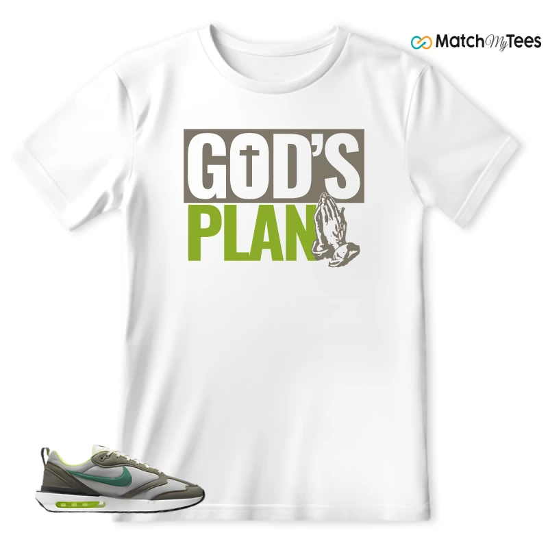 NIKE AIR MAX DAWN OLIVE GREY MALACHITE SNEAKER Matching Tees t-shirt