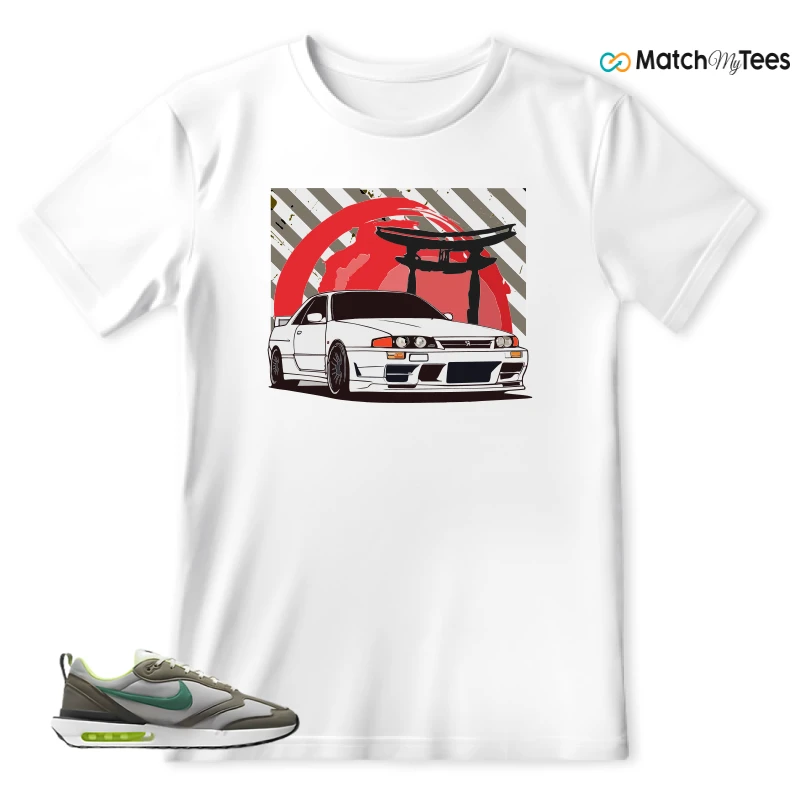 NIKE AIR MAX DAWN OLIVE GREY MALACHITE SNEAKER Matching Tees t-shirt