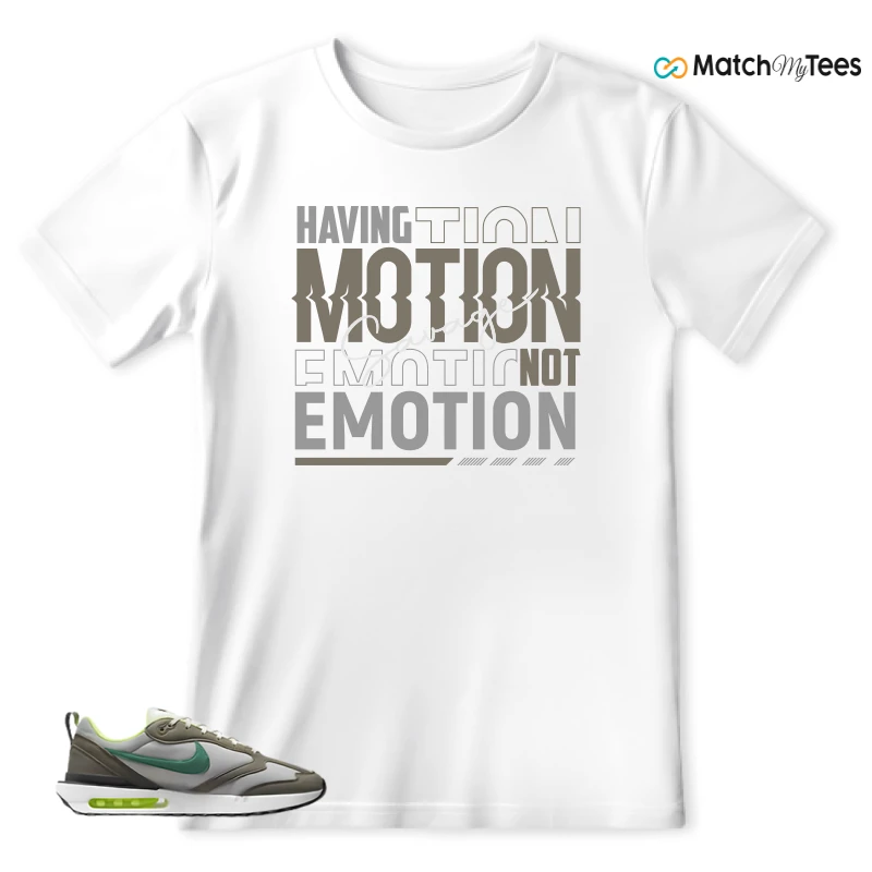 NIKE AIR MAX DAWN OLIVE GREY MALACHITE SNEAKER Matching Tees t-shirt
