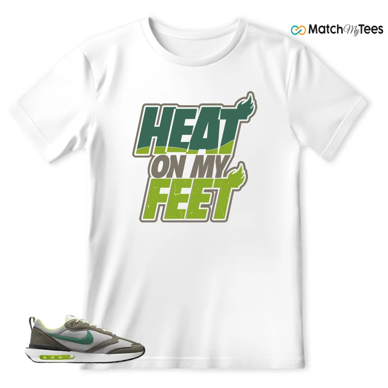 NIKE AIR MAX DAWN OLIVE GREY MALACHITE SNEAKER Matching Tees t-shirt