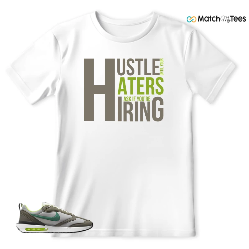 NIKE AIR MAX DAWN OLIVE GREY MALACHITE SNEAKER Matching Tees t-shirt
