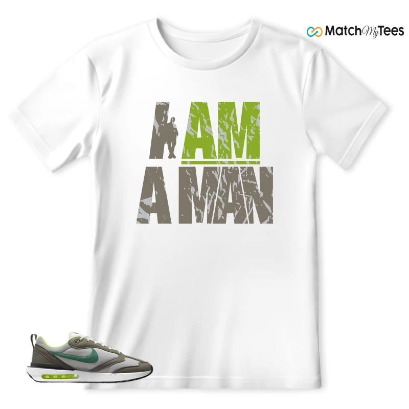 NIKE AIR MAX DAWN OLIVE GREY MALACHITE SNEAKER Matching Tees t-shirt