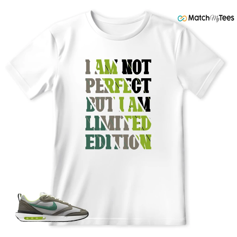 NIKE AIR MAX DAWN OLIVE GREY MALACHITE SNEAKER Matching Tees t-shirt