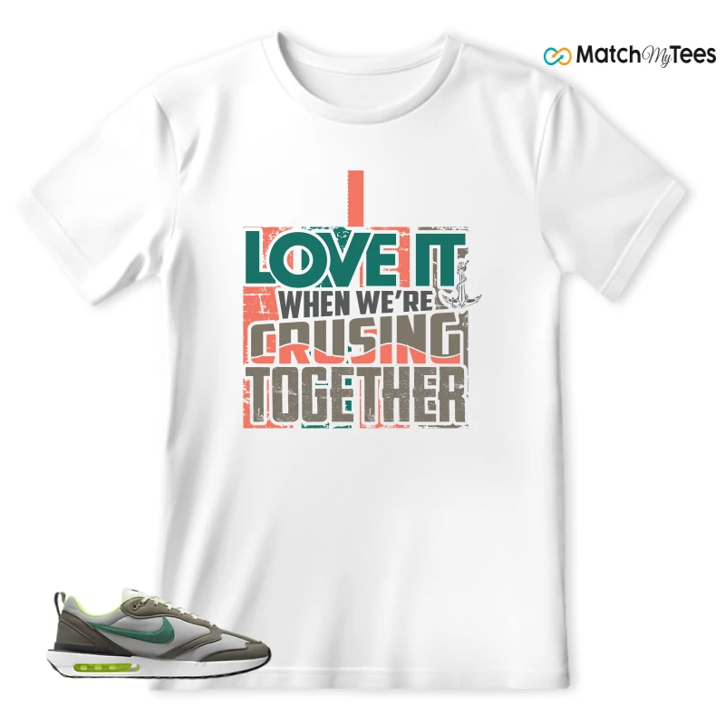 NIKE AIR MAX DAWN OLIVE GREY MALACHITE SNEAKER Matching Tees t-shirt