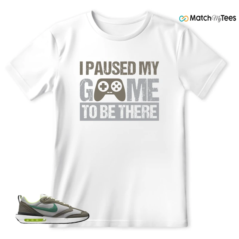 NIKE AIR MAX DAWN OLIVE GREY MALACHITE SNEAKER Matching Tees t-shirt