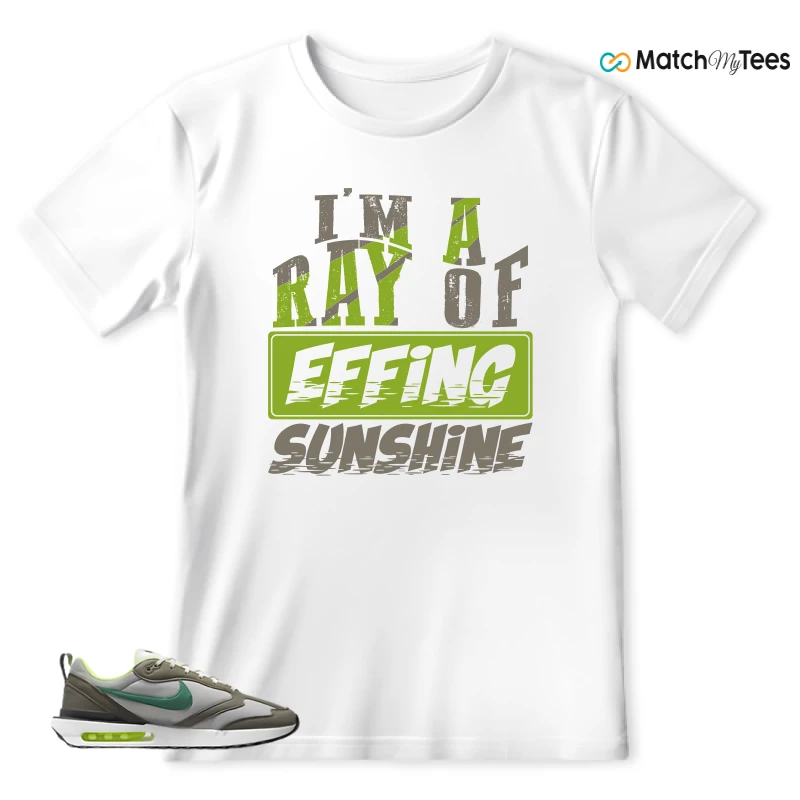 NIKE AIR MAX DAWN OLIVE GREY MALACHITE SNEAKER Matching Tees t-shirt