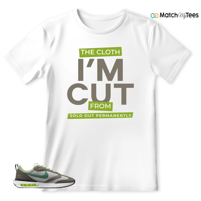 NIKE AIR MAX DAWN OLIVE GREY MALACHITE SNEAKER Matching Tees t-shirt
