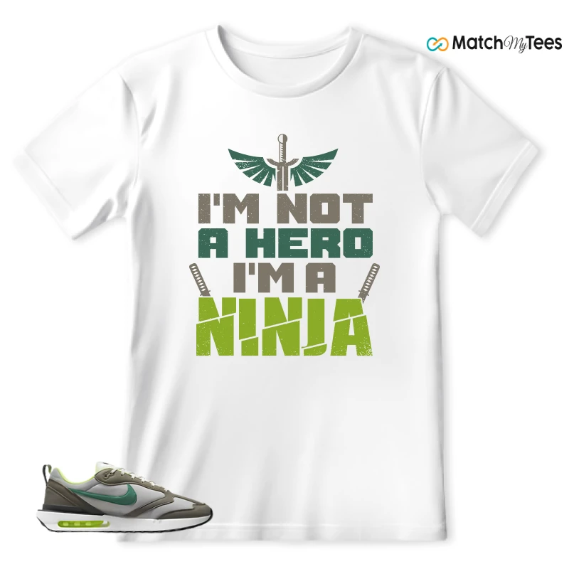 NIKE AIR MAX DAWN OLIVE GREY MALACHITE SNEAKER Matching Tees t-shirt