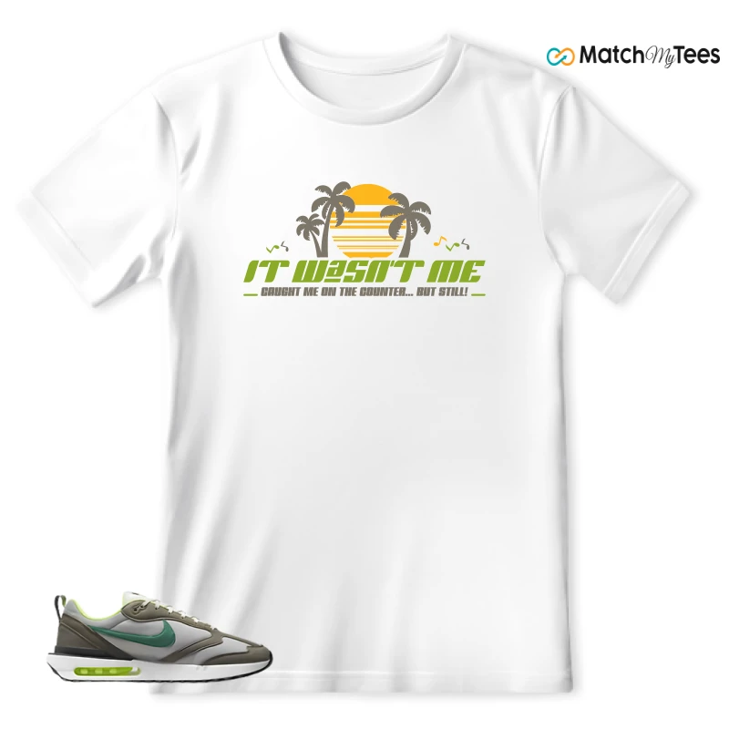 NIKE AIR MAX DAWN OLIVE GREY MALACHITE SNEAKER Matching Tees t-shirt