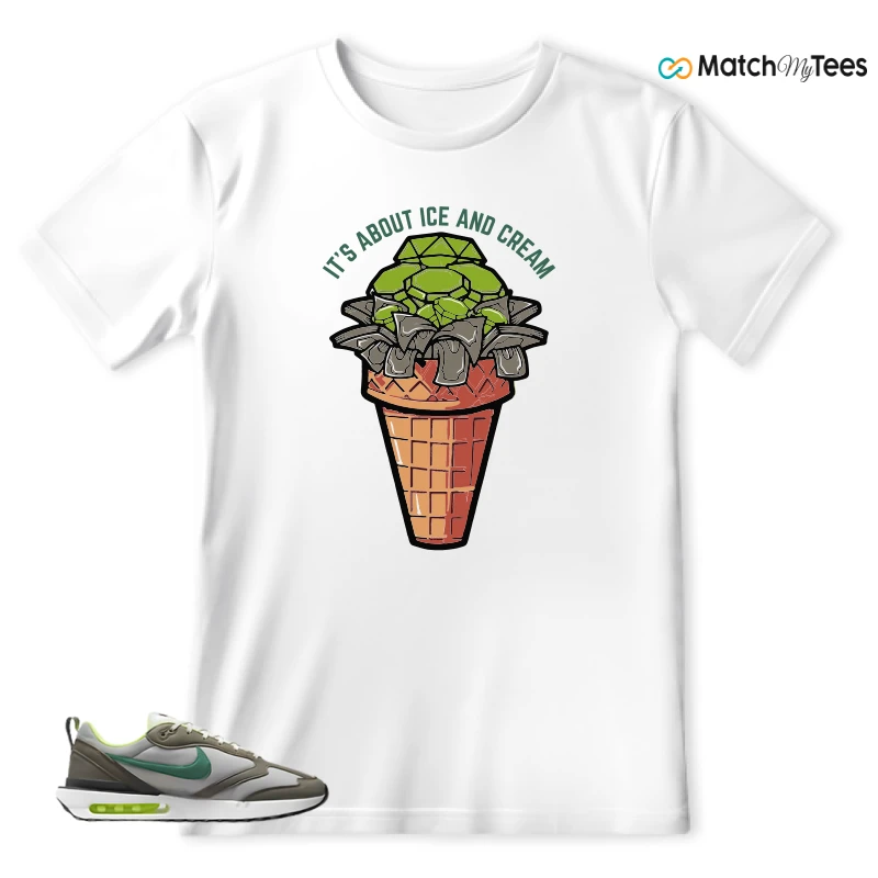 NIKE AIR MAX DAWN OLIVE GREY MALACHITE SNEAKER Matching Tees t-shirt