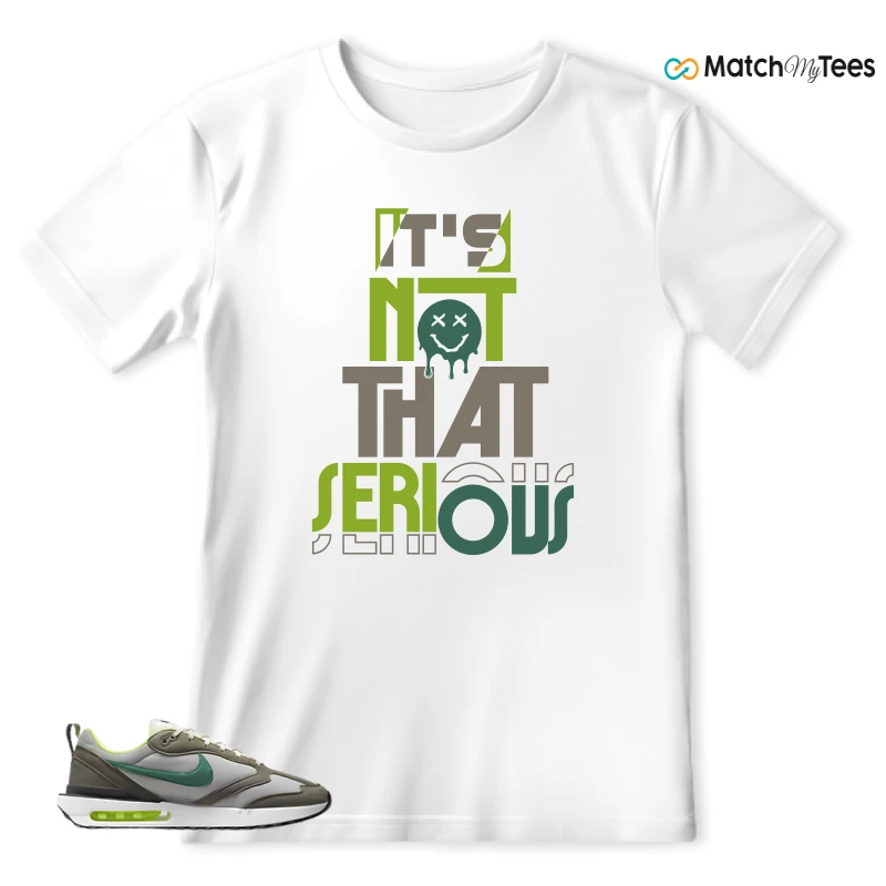 NIKE AIR MAX DAWN OLIVE GREY MALACHITE SNEAKER Matching Tees t-shirt