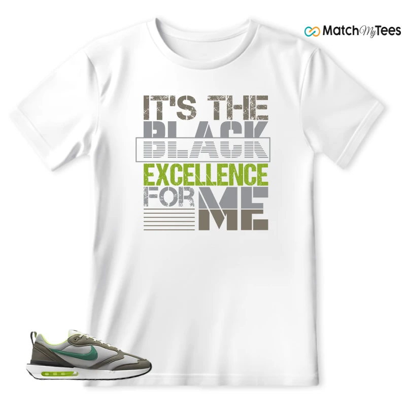 NIKE AIR MAX DAWN OLIVE GREY MALACHITE SNEAKER Matching Tees t-shirt