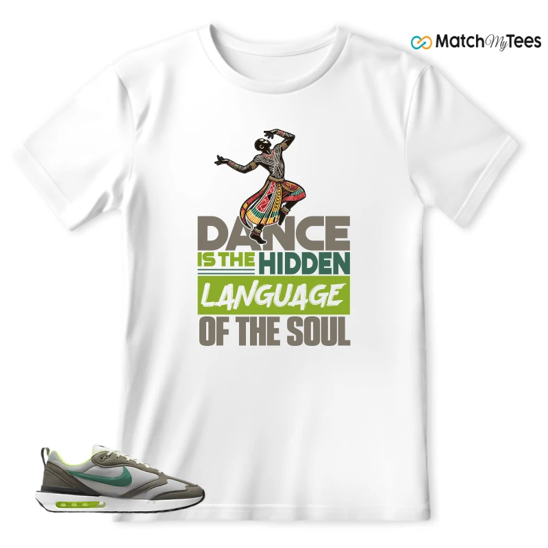 NIKE AIR MAX DAWN OLIVE GREY MALACHITE SNEAKER Matching Tees t-shirt