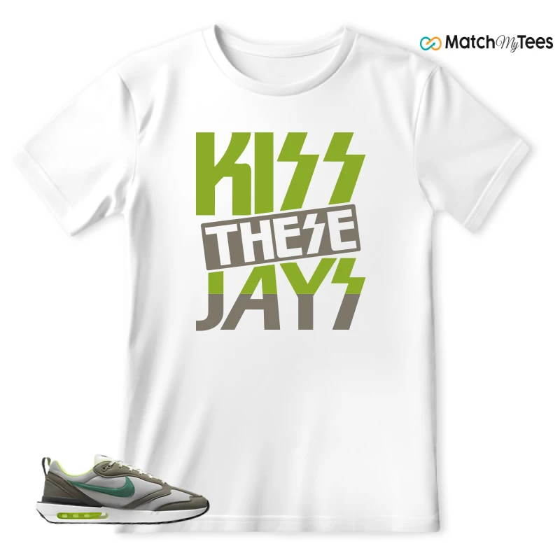 NIKE AIR MAX DAWN OLIVE GREY MALACHITE SNEAKER Matching Tees t-shirt