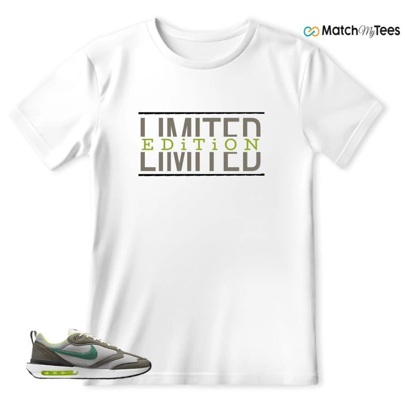 NIKE AIR MAX DAWN OLIVE GREY MALACHITE SNEAKER Matching Tees t-shirt