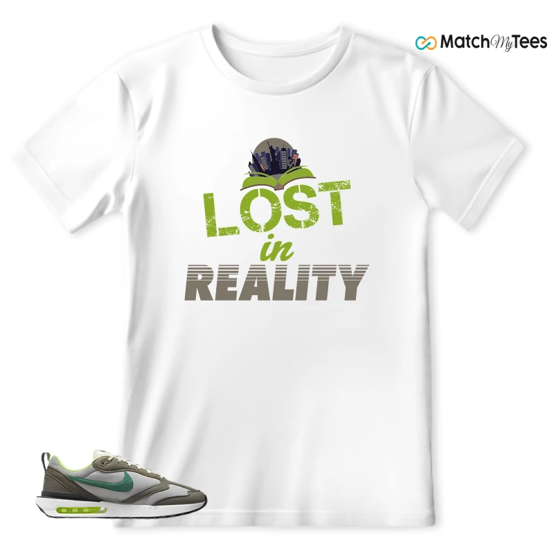 NIKE AIR MAX DAWN OLIVE GREY MALACHITE SNEAKER Matching Tees t-shirt