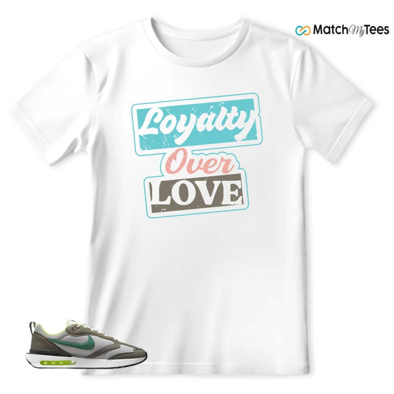 NIKE AIR MAX DAWN OLIVE GREY MALACHITE SNEAKER Matching Tees t-shirt