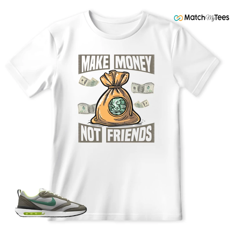 NIKE AIR MAX DAWN OLIVE GREY MALACHITE SNEAKER Matching Tees t-shirt