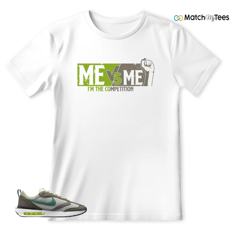 NIKE AIR MAX DAWN OLIVE GREY MALACHITE SNEAKER Matching Tees t-shirt