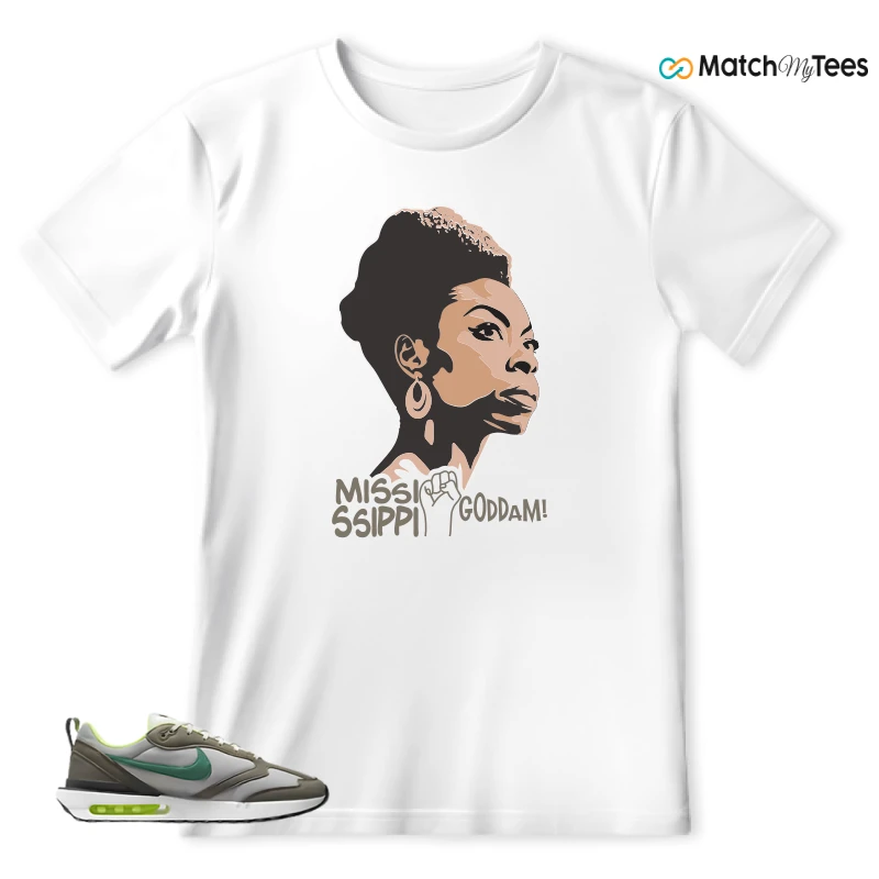 NIKE AIR MAX DAWN OLIVE GREY MALACHITE SNEAKER Matching Tees t-shirt
