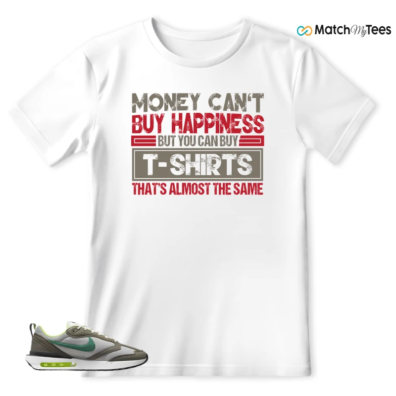 NIKE AIR MAX DAWN OLIVE GREY MALACHITE SNEAKER Matching Tees t-shirt