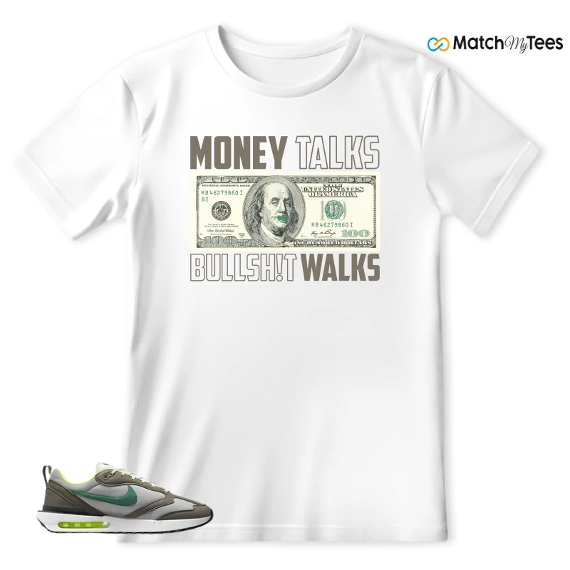 NIKE AIR MAX DAWN OLIVE GREY MALACHITE SNEAKER Matching Tees t-shirt