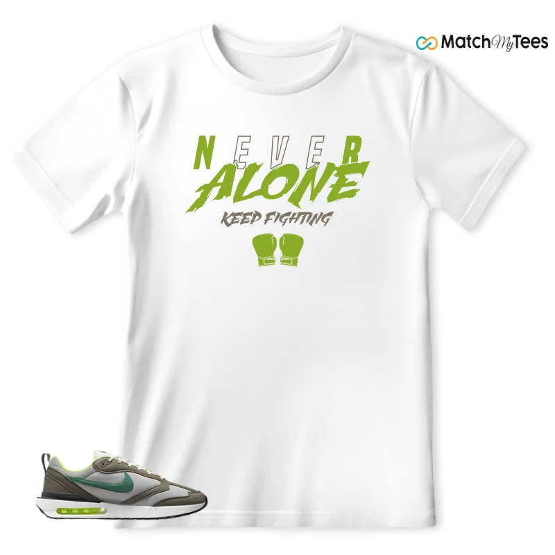 NIKE AIR MAX DAWN OLIVE GREY MALACHITE SNEAKER Matching Tees t-shirt