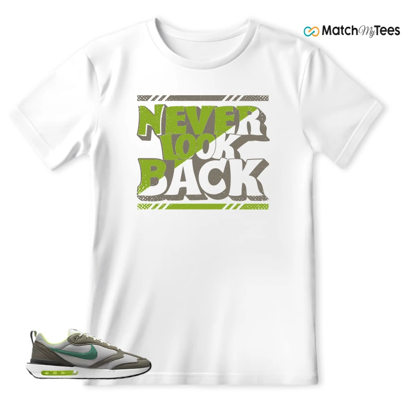 NIKE AIR MAX DAWN OLIVE GREY MALACHITE SNEAKER Matching Tees t-shirt