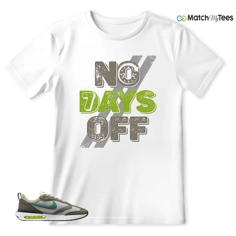 NIKE AIR MAX DAWN OLIVE GREY MALACHITE SNEAKER Matching Tees t-shirt