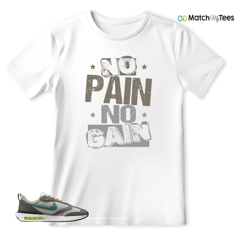 NIKE AIR MAX DAWN OLIVE GREY MALACHITE SNEAKER Matching Tees t-shirt