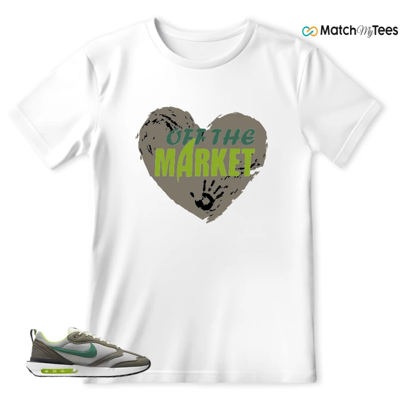 NIKE AIR MAX DAWN OLIVE GREY MALACHITE SNEAKER Matching Tees t-shirt