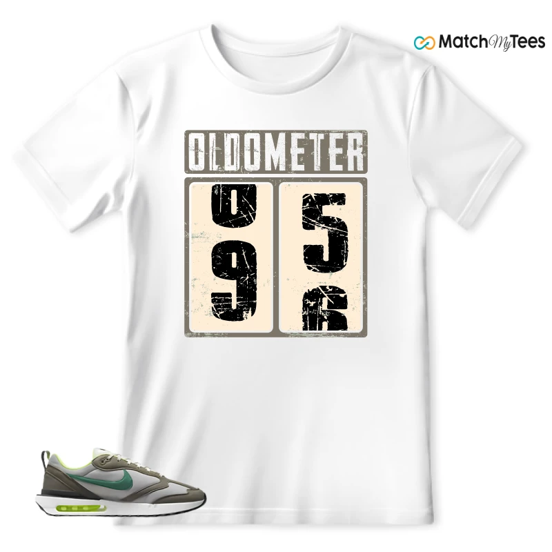NIKE AIR MAX DAWN OLIVE GREY MALACHITE SNEAKER Matching Tees t-shirt