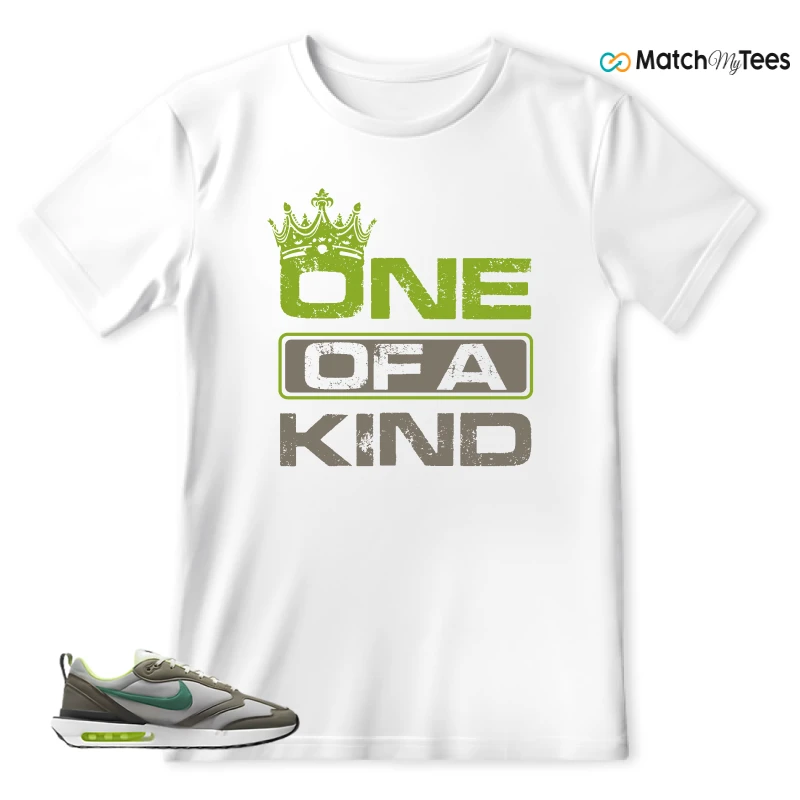 NIKE AIR MAX DAWN OLIVE GREY MALACHITE SNEAKER Matching Tees t-shirt